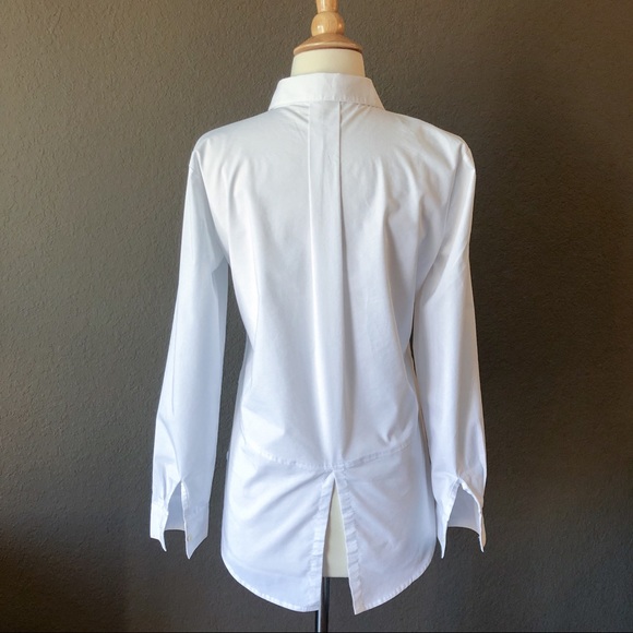 Per Se • White Button-Down Shirt with Coattails - Picture 3 of 8